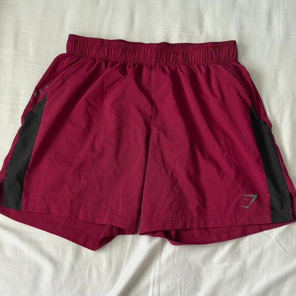 Gymshark Arrival 5" Shorts, Red - Picture 1 of 3